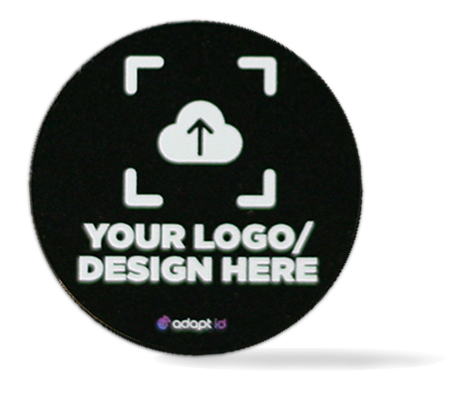 Contactless Bespoke NFC Tag 'Black Edges'