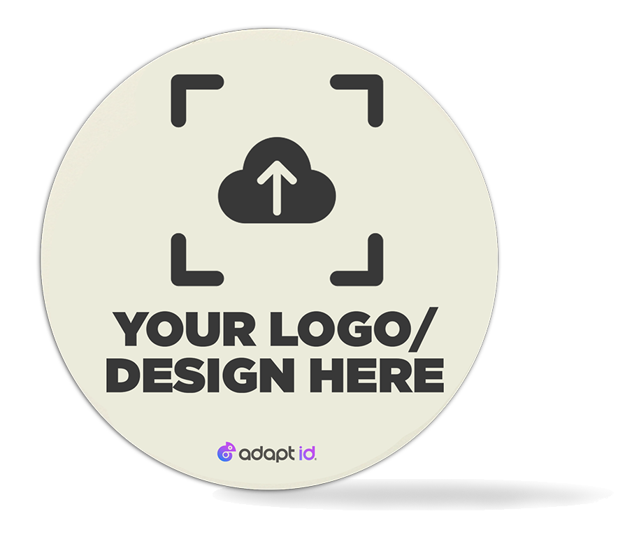 Custom Personalised NFC Tag 'White Edges'
