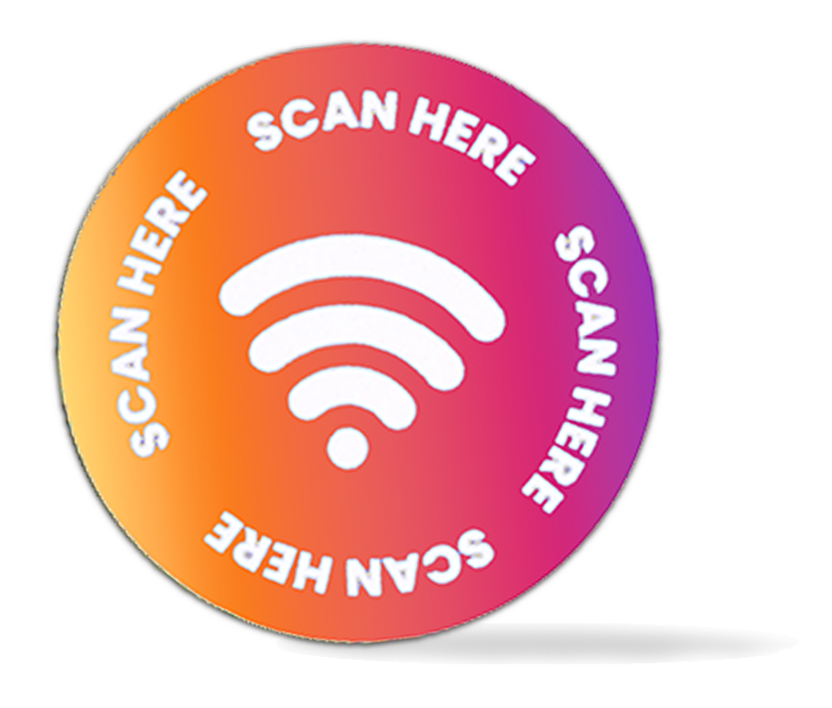 Contactless Gradient Pre-Printed NFC Tag