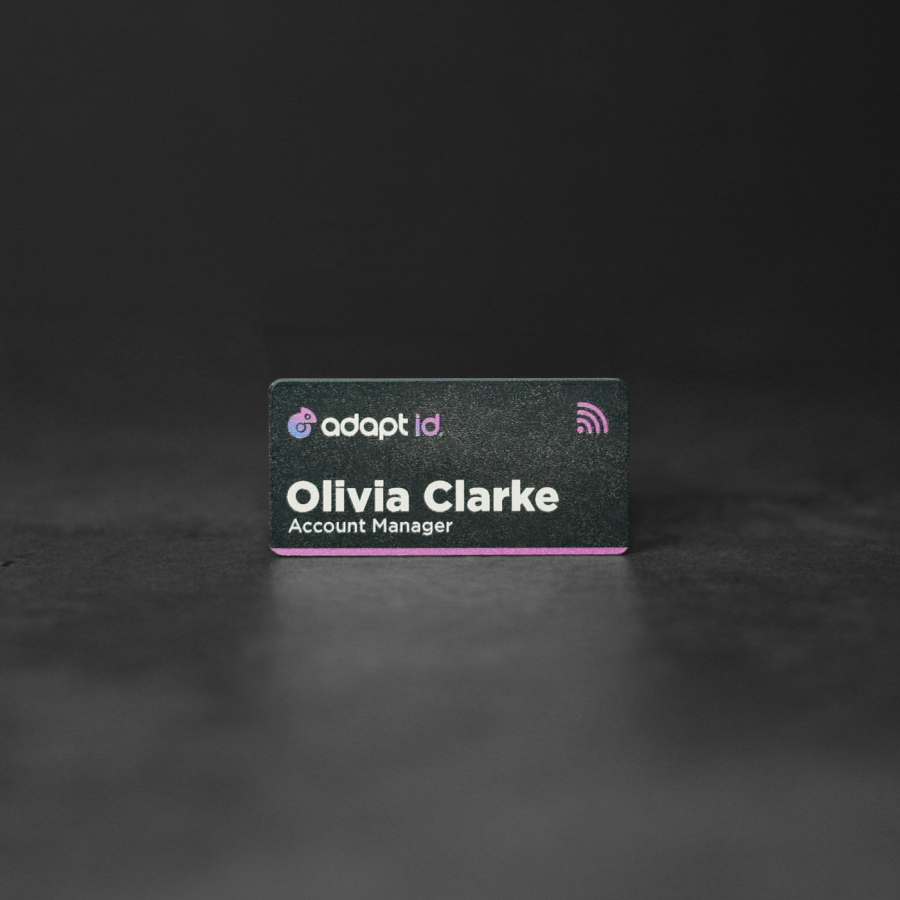 Contactless Bespoke Staff Name Badge Printed