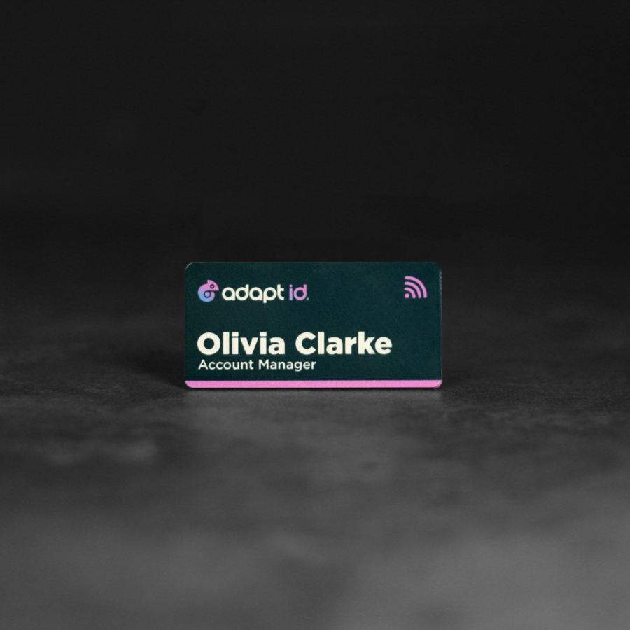 Contactless Bespoke Staff Name Badge Printed