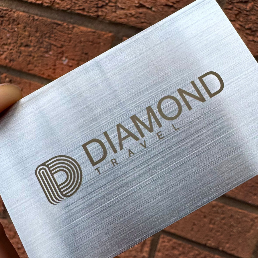 Laser Engraved Stainless Steel NFC Business Card